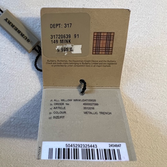 Burberry Prorsum Willow Cubed Leather Clutch - Picture 6 of 8